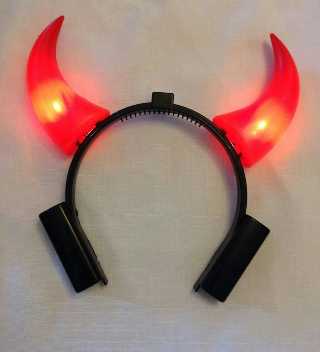 Rubies Costume Co Light-Up Devil Horns Headband Costume Accessory