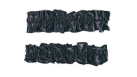 1920's Black Satin Old Fashioned Garter Flapper Arm Bands Armbands