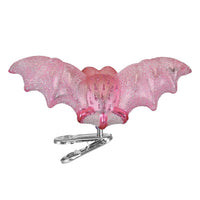 Shimmering Pink Bat Ornament