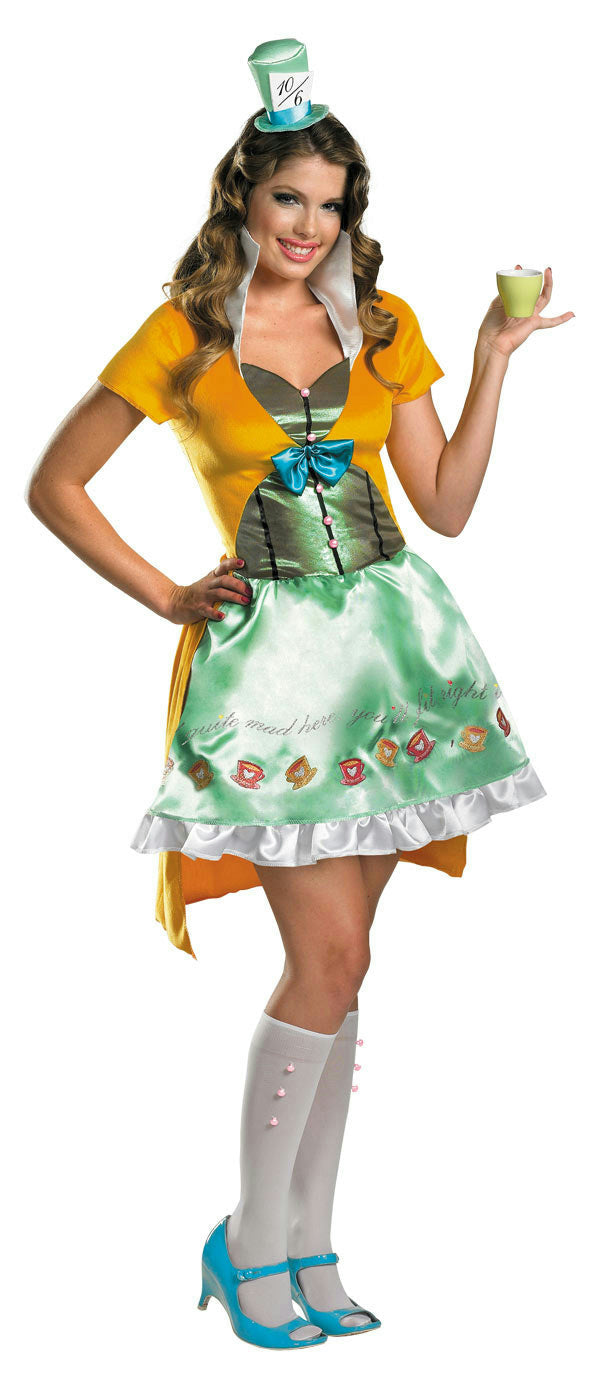Disguise Sassy Mad Hatter Deluxe Women's Adult Costume