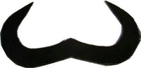 Black Swami Mustache Self Adhering Facial Hair Disguise