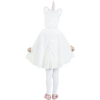 Fun World Girl's Pink and White Li'l Unicorn Cape Toddler Costume Fits up to 3T