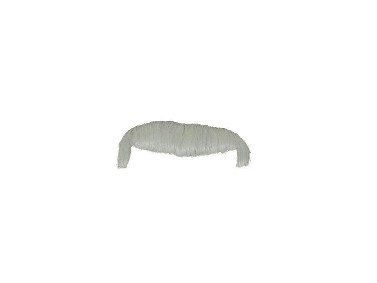Peter Alan Self Adhesive White Human Hair Moustache Costume Accessory