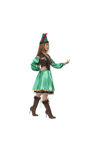 Smiffy's Womens Robyn Robin Hood Adult Ladies Costume Dress and Hat Medium 10-12