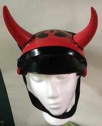 Disguise Hell Riders Vinyl Devil Helmet Costume Accessory Adult Size