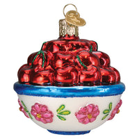 Bowl Of Cherries Ornament