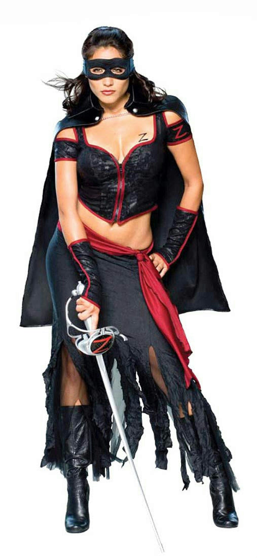 Secret Wishes Lady Zorro Women's Adult Costume Size Small 2-6