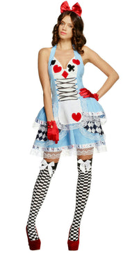 Fever Miss Wonderland Sexy Alice Adult Costume Size Medium