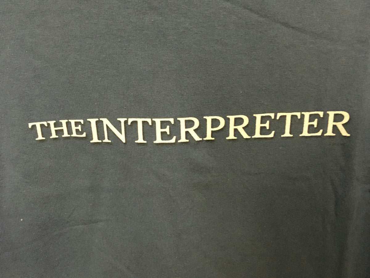The Interpreter 2005 Drama Movie Memorabilia Blue Adult T-Shirt XL