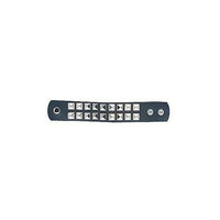 Double Studded Punk Goth Wristband Costume Accessory