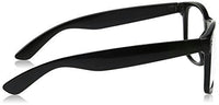 High Quality Retro Nerd Dork Fashion Glasses Black Frame Clear Lens Buddy Clark