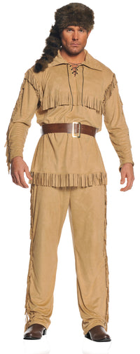 Frontier Man Davy Crockett Historic Adult Costume Size Standard