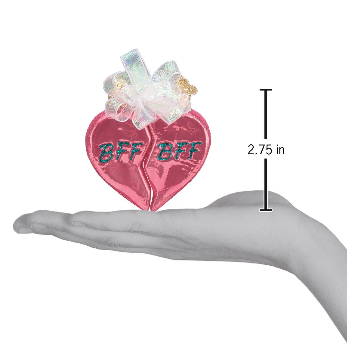 Bff Hearts Ornament