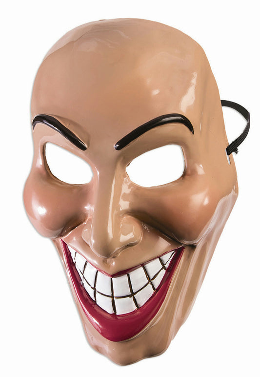 Female Evil Grin Mask Purge Half Costume Accessory PVC Womens Revenge Smile