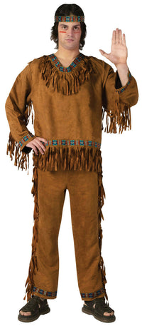 Fun World Men's Native American Adult Costume Indian Thanksgiving Standard