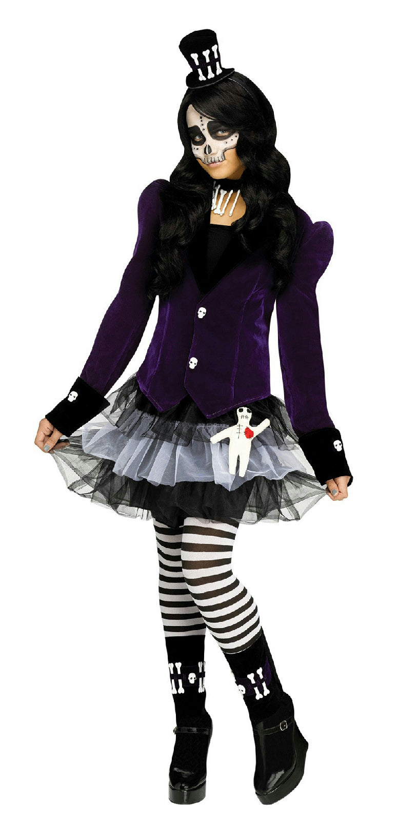 Fun World Girl's Voodoo Dolly Child Costume Large 12-14