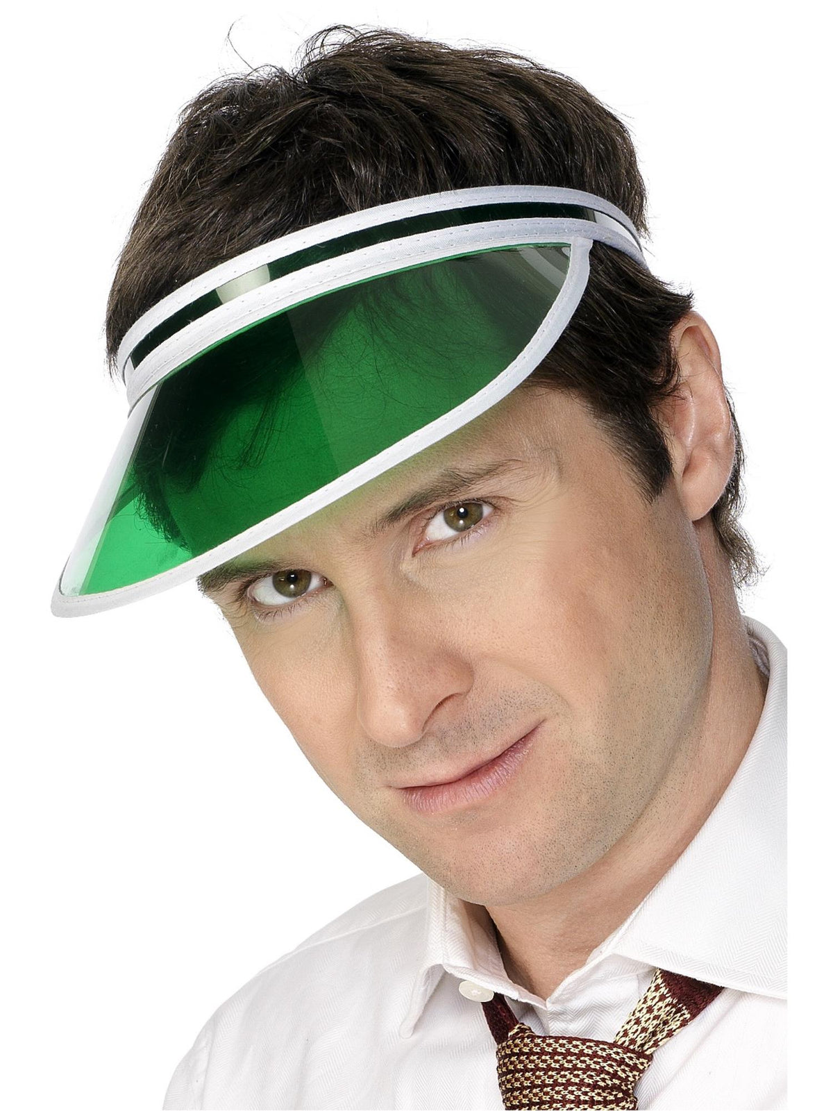 Poker Visor - Green Adult Adjustable Costume Hat