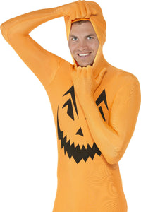Pumpkin Second Skin Adult Costume Size Large