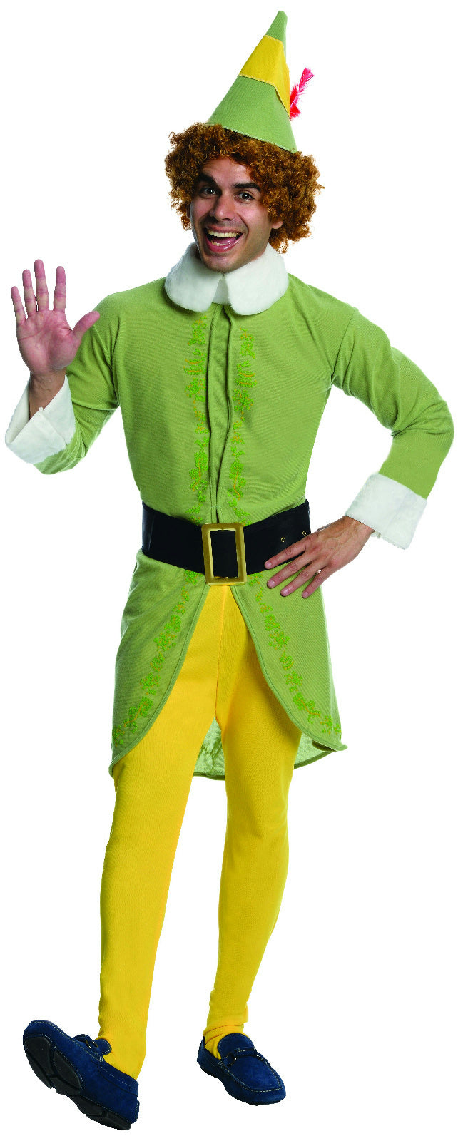 Buddy the Elf Movie Deluxe Adult Christmas Costume Size XL