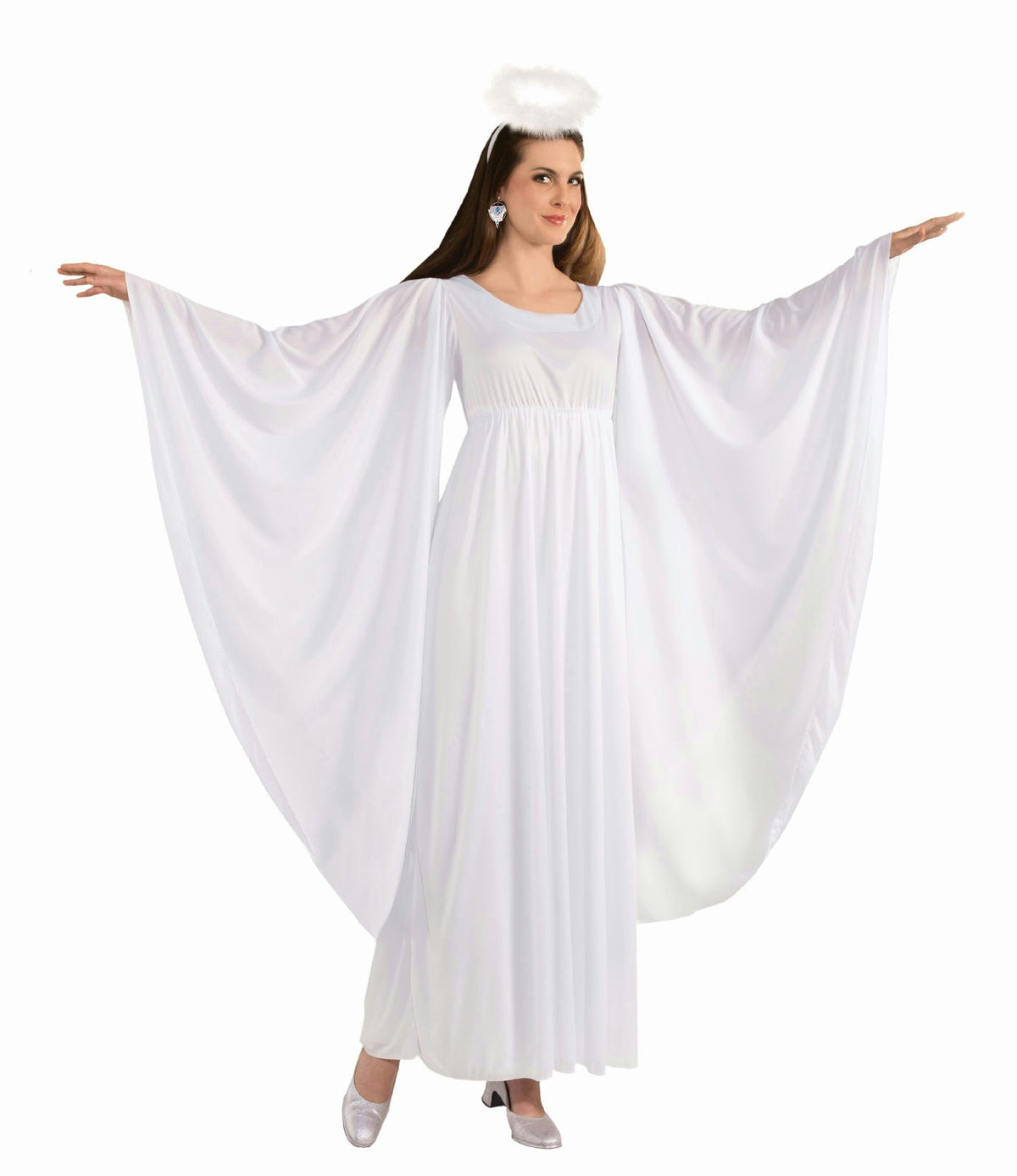 Angel White Adult Dress and Halo Standard Size Costume