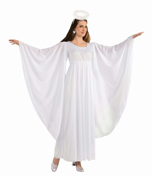Angel White Adult Dress and Halo Standard Size Costume