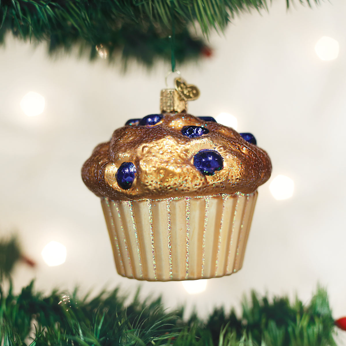 Blueberry Muffin Ornament