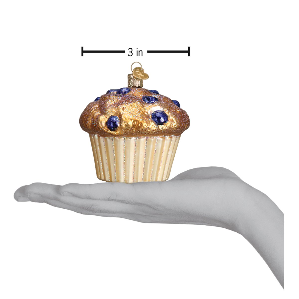 Blueberry Muffin Ornament