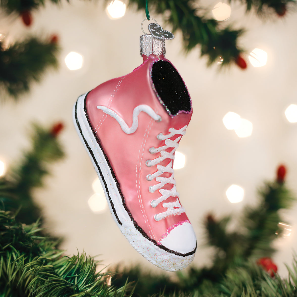 Pink High-top Sneaker