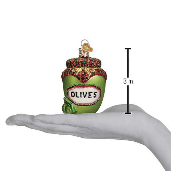 Jar Of Olives Ornament
