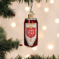Lone Star Beer Can Ornament