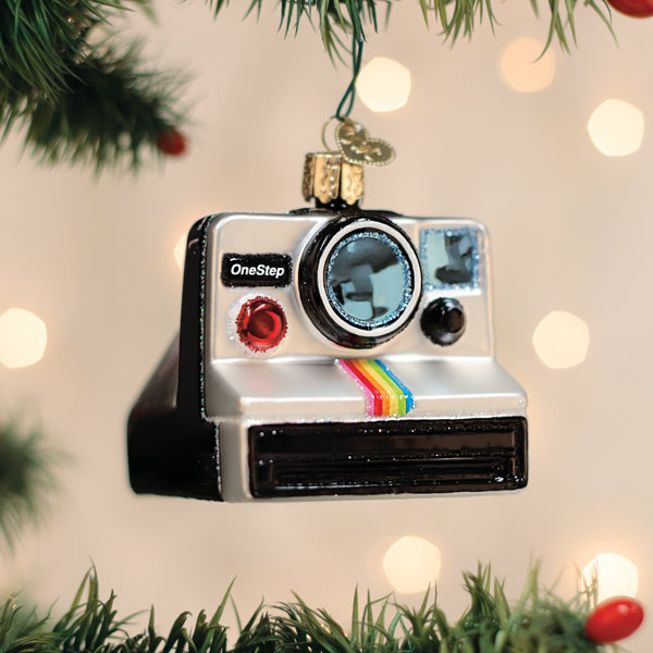 Polaroid Onestep Camera Ornament