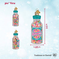 Jar Of Sprinkles Ornament