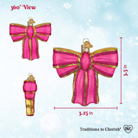 Vibrant Bow Ornament
