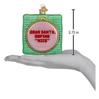 Dear Santa Ornament