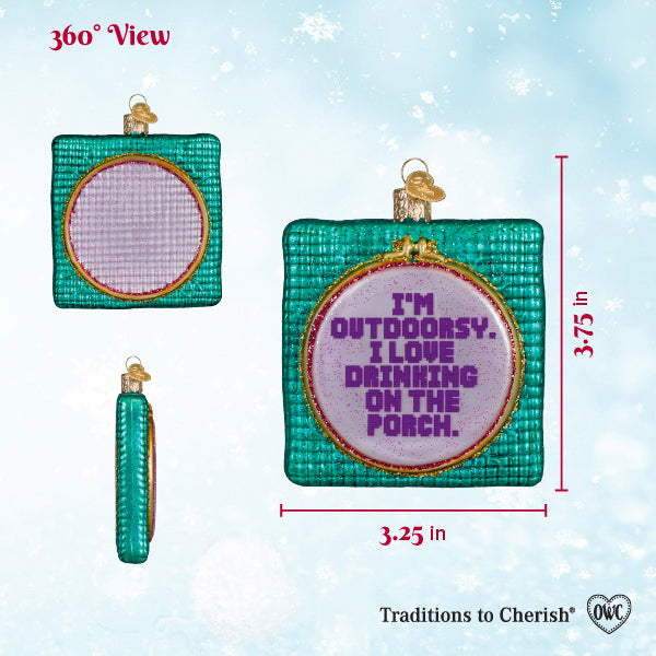 I'm Outdoorsy Ornament