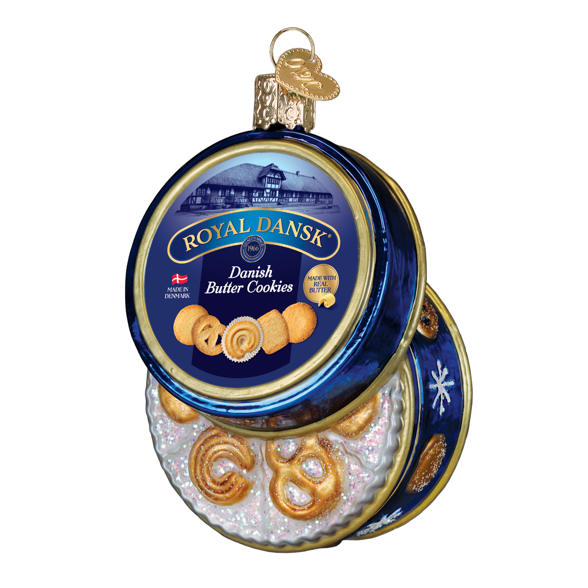 Butter Cookies Tin Ornament