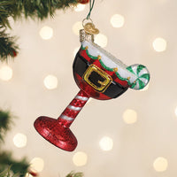 Santa Cocktail Ornament
