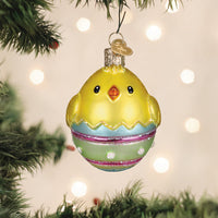 Chick In Easter Egg Ornament