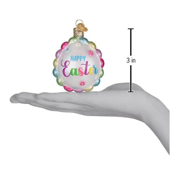 Scalloped Easter Egg Ornament