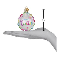Scalloped Easter Egg Ornament