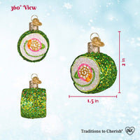 Shimmering Sushi Roll Ornament