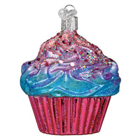 Shimmering Pink Cupcake Ornament