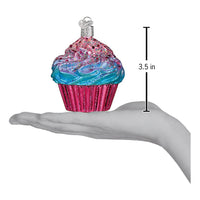 Shimmering Pink Cupcake Ornament