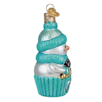 Snow Baby Cupcake Boy Ornament