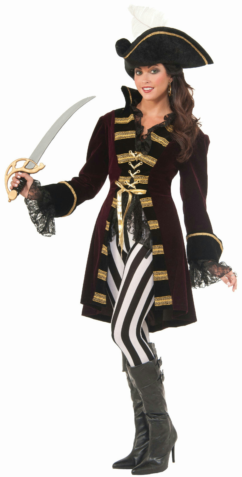Captain Morgana Buccaneer Adult Costume Size XS/S