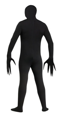 Fade Eye Shadow Demon Black Skin Suit Adult Costume