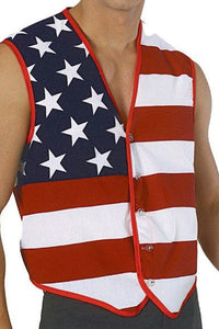Stars and Stripes American Patriotic Flag Vest