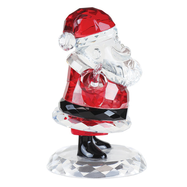 Santa Claus Crystal Figurine