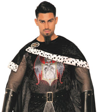 Dark Royalty Black Evil King Adult Mens Costume