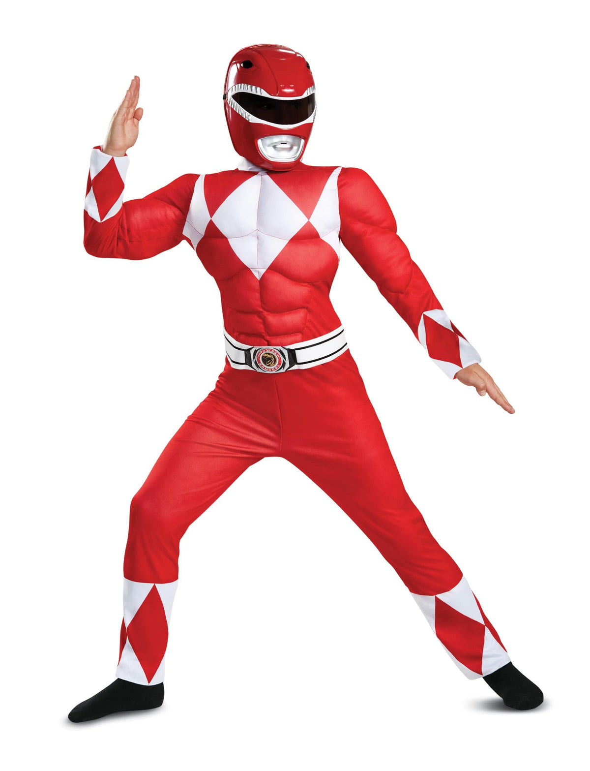 Red Power Ranger Classic Muscle Child Costume